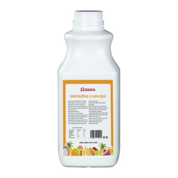 ĐƯỜNG LỎNG HOA QUẢ DAKA 2,5KG