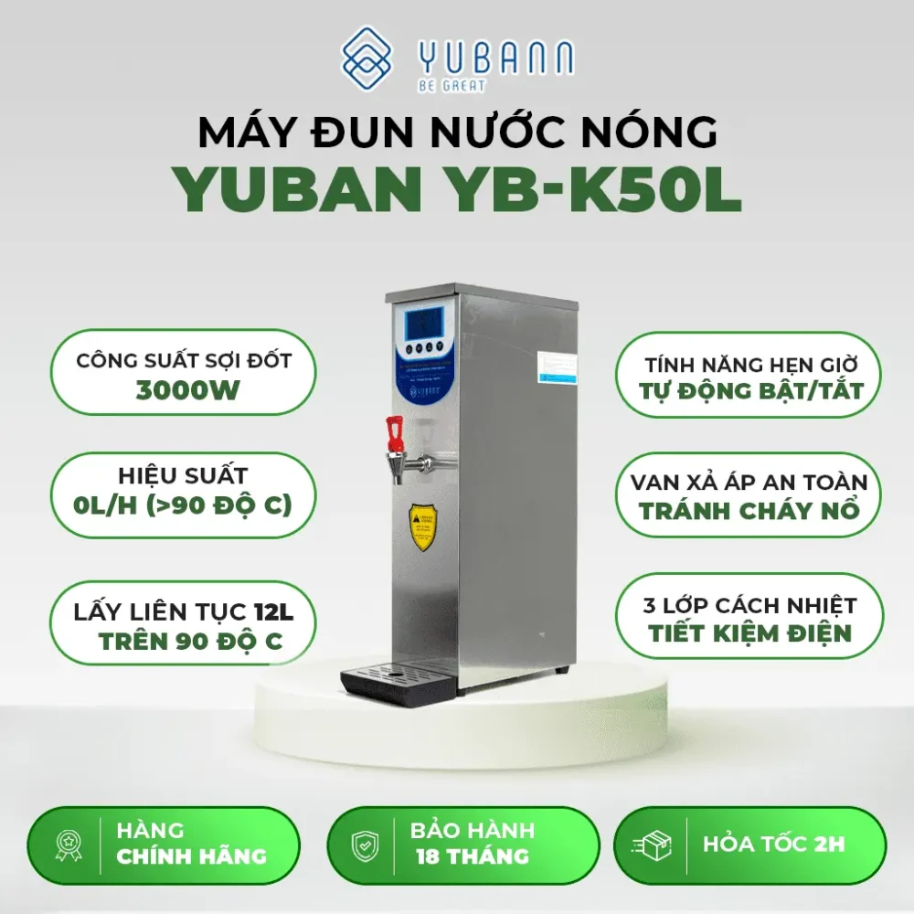 ĐUN NƯỚC NÓNG YUBANN K50L