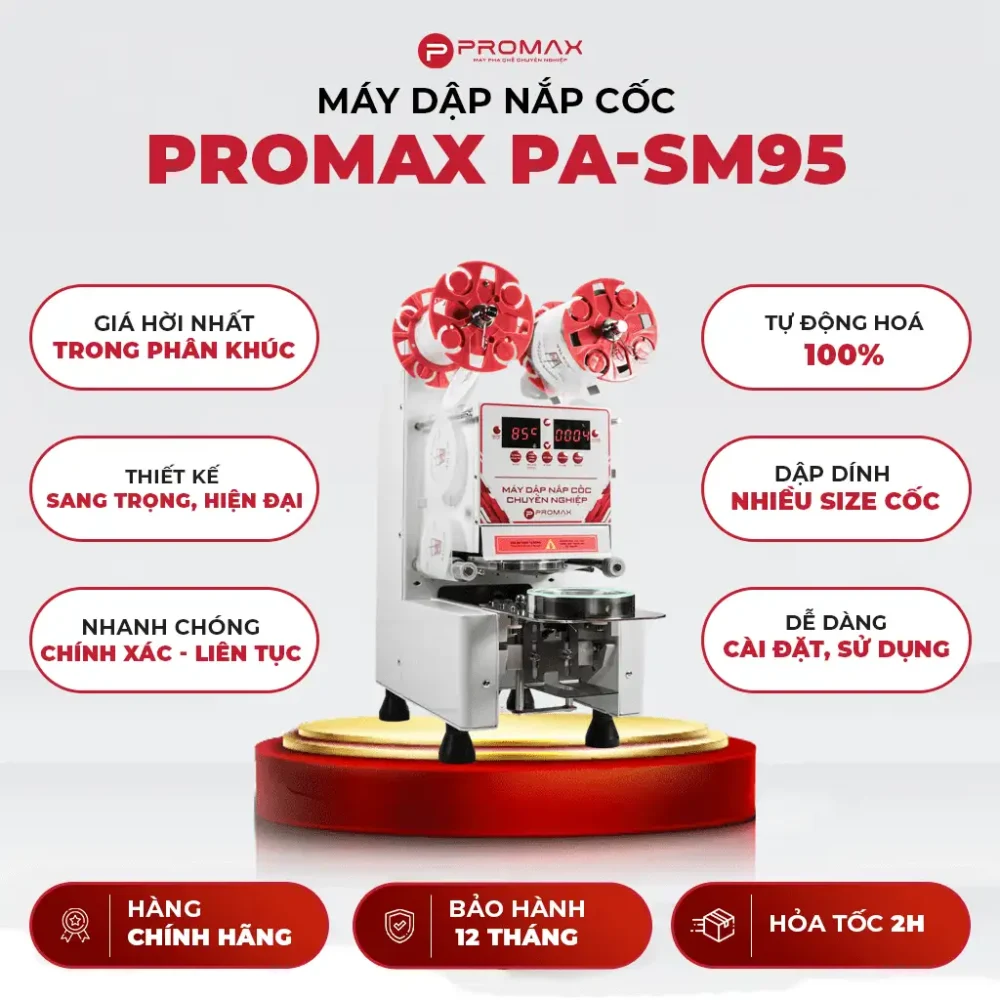 MÁY DẬP NẮP CỐC PA-SM95