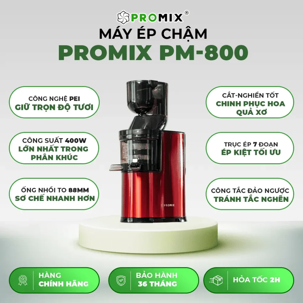 MÁY ÉP CHẬM PROMIX PM-800