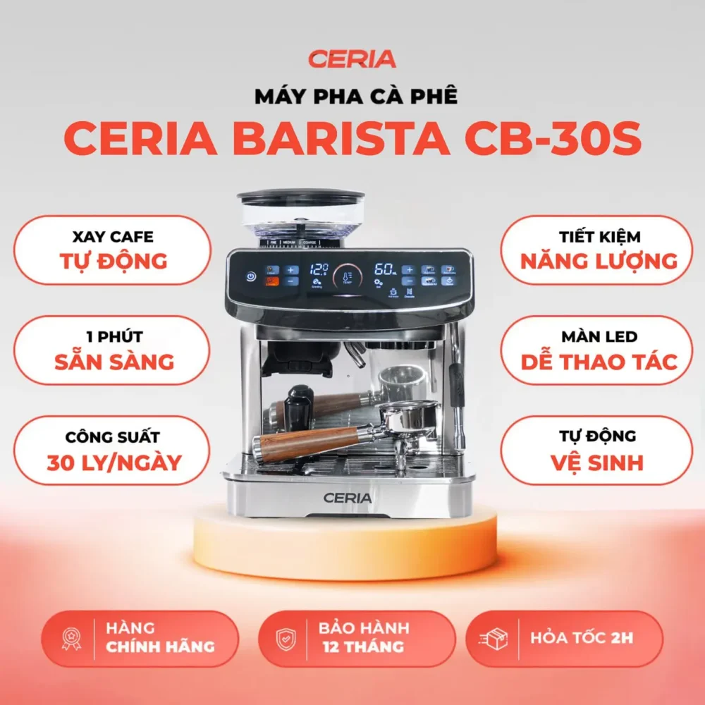MÁY PHA CÀ PHÊ CERIA BARISTA CB-30S