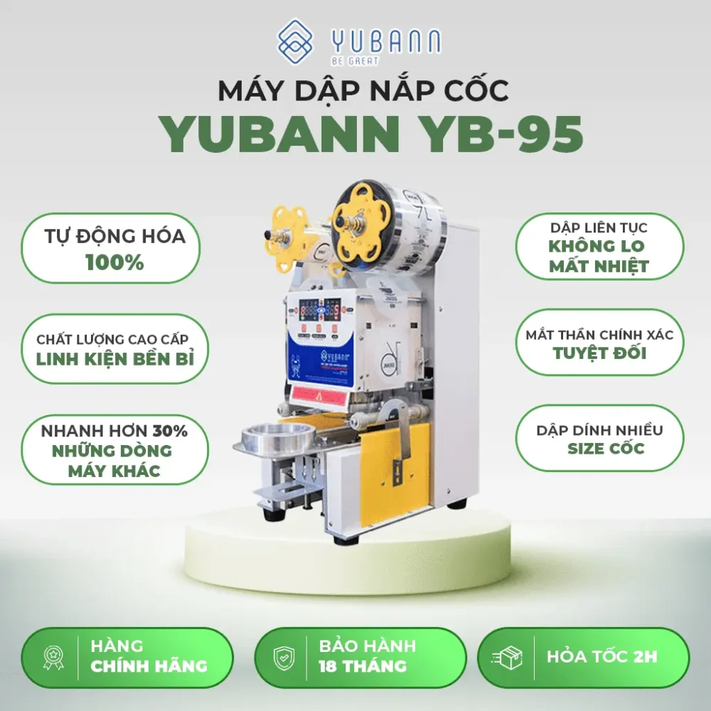 MÁY DẬP NẮP CỐC YUBANN YB-95A