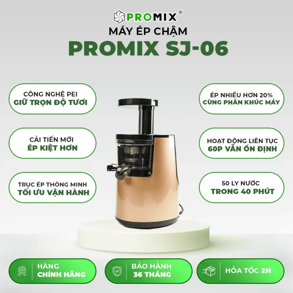MÁY ÉP CHẬM PROMIX SJ-06